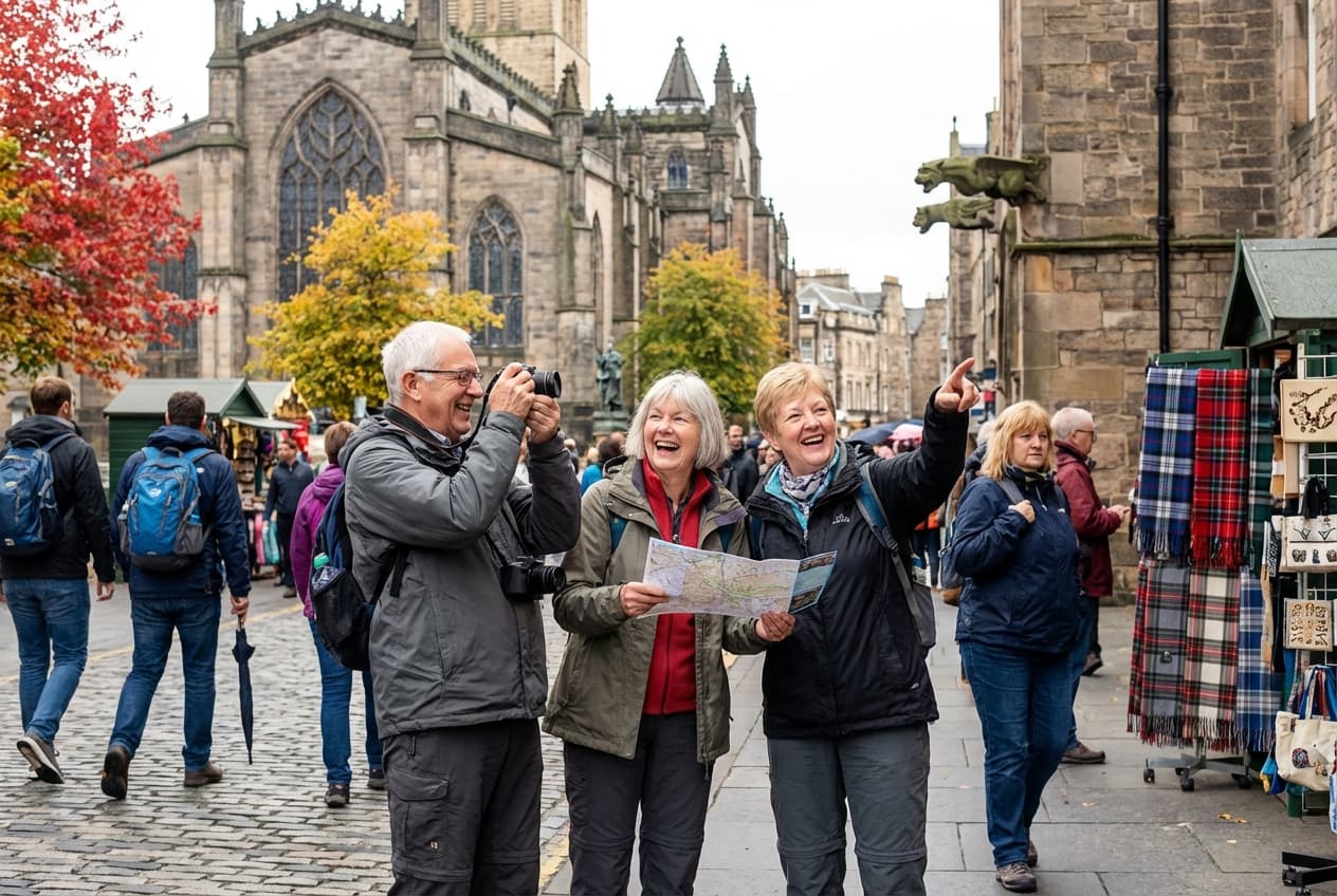 2-day senior-friendly Edinburgh itinerary (May — Spring) 2-day senior-friendly Edinburgh itinerary (May — Spring)