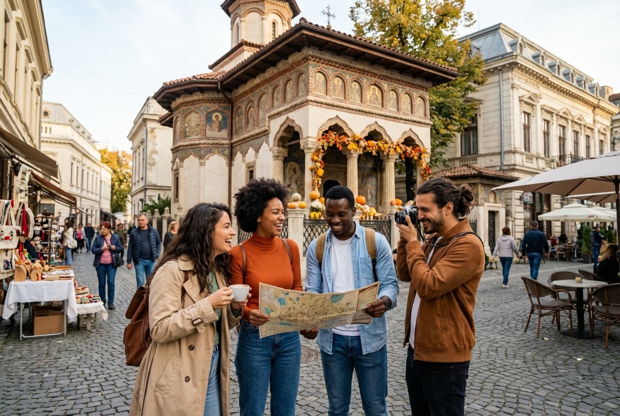 2-Day Vibrant Friends' Weekend in Bucharest 2-Day Vibrant Friends' Weekend in Bucharest