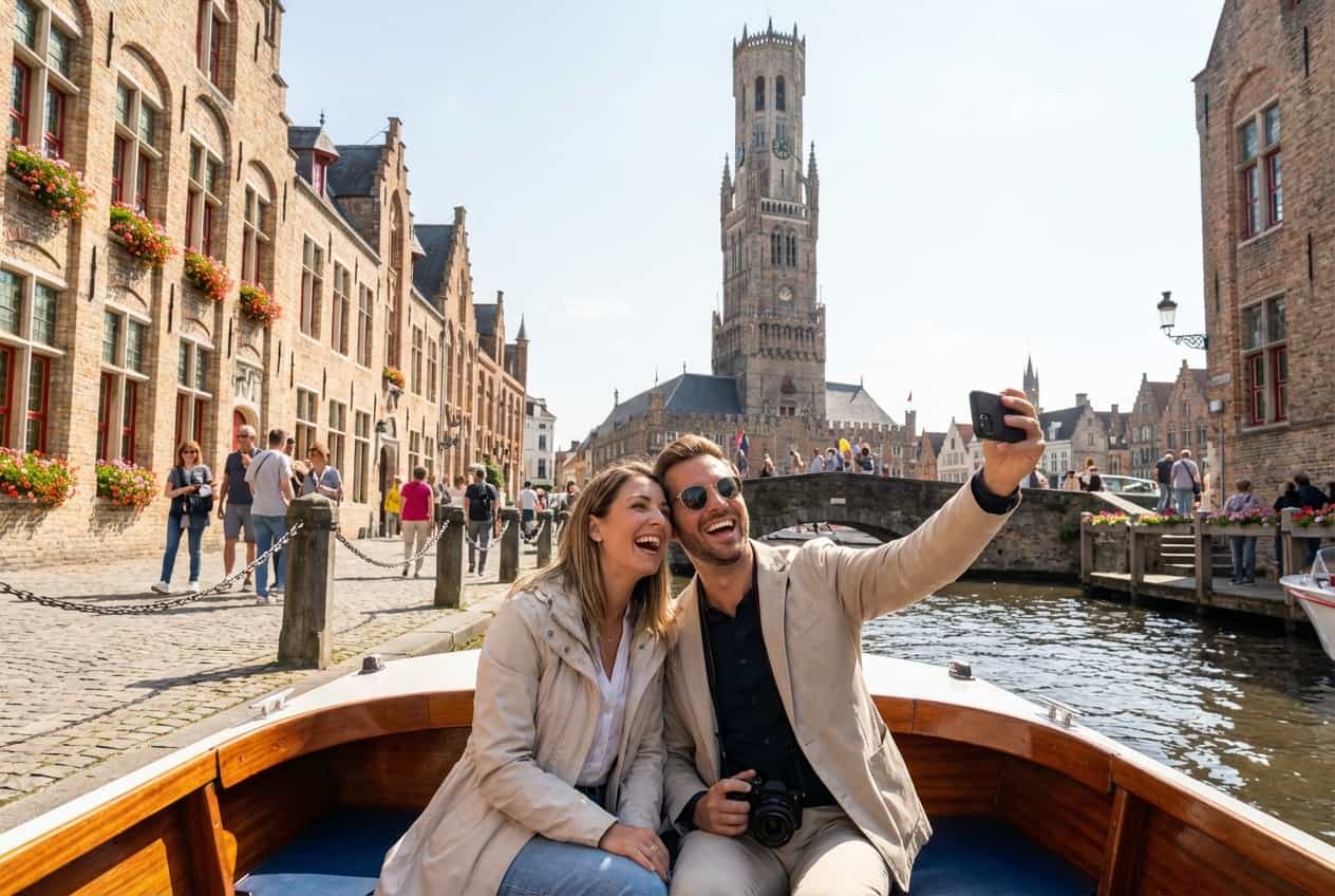 2 Romantic Days in Bruges — Canals, Chocolate & Quiet Moments 2 Romantic Days in Bruges — Canals, Chocolate & Quiet Moments