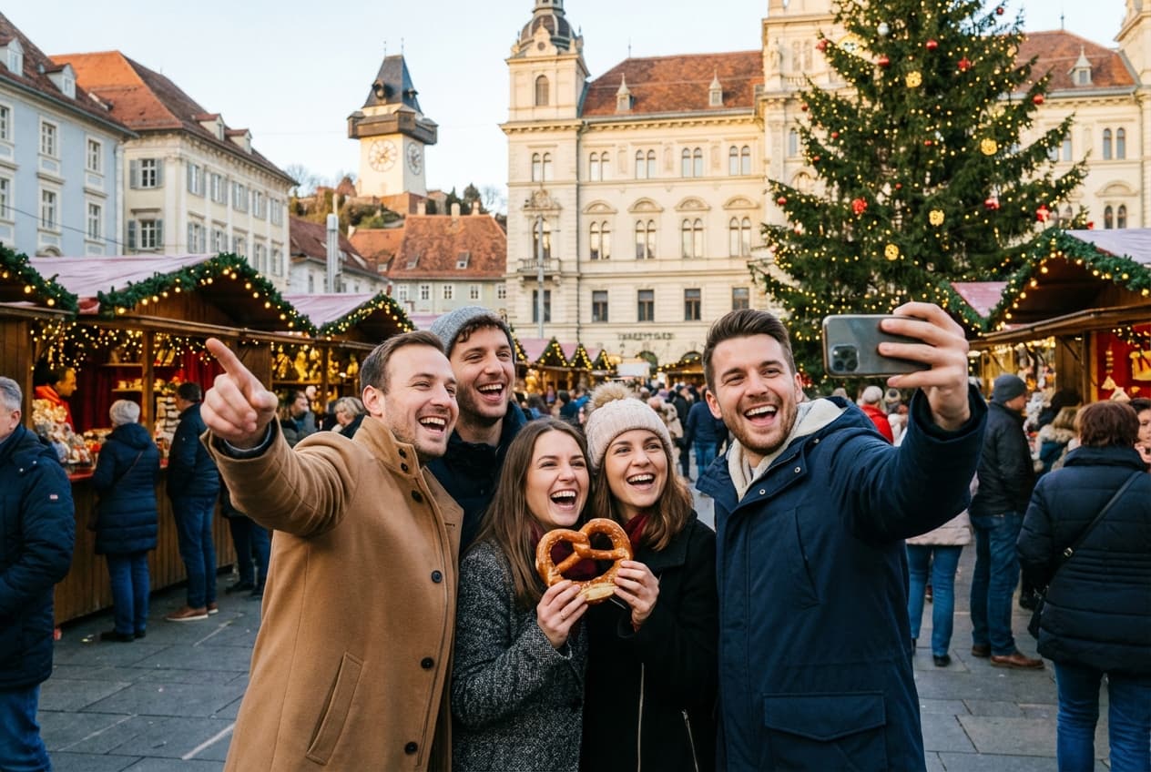 24 Hours in Graz — Energetic Friends’ Day: Bikes, Market Eats & Live Music 24 Hours in Graz — Energetic Friends’ Day: Bikes, Market Eats & Live Music