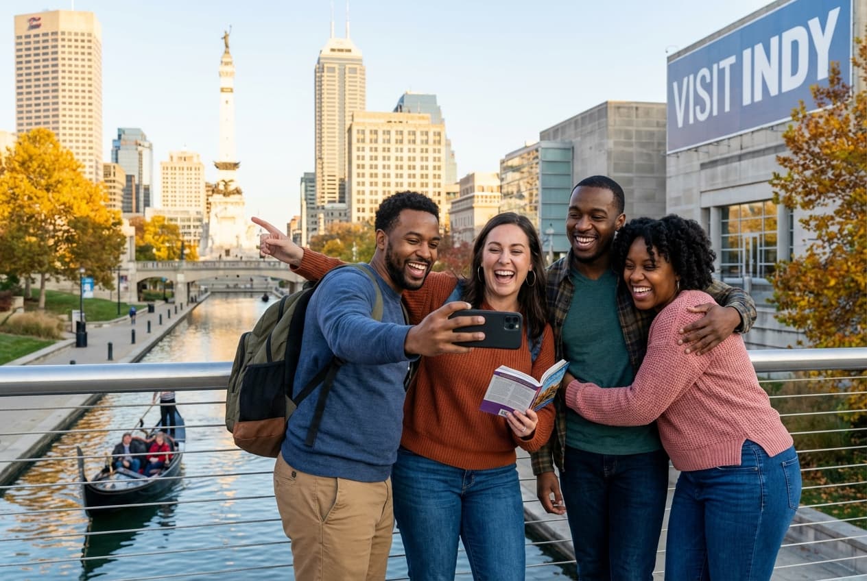 Indianapolis in 3 Days for Friends - Monument Circle & Canal Walk downtown Indianapolis in 3 Days for Friends - Monument Circle & Canal Walk downtown