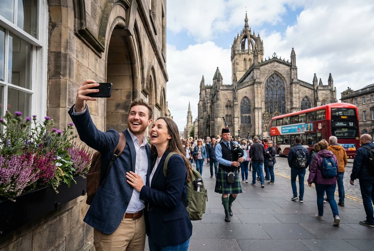 A Cozy, Romantic Day in Edinburgh (December) A Cozy, Romantic Day in Edinburgh (December)