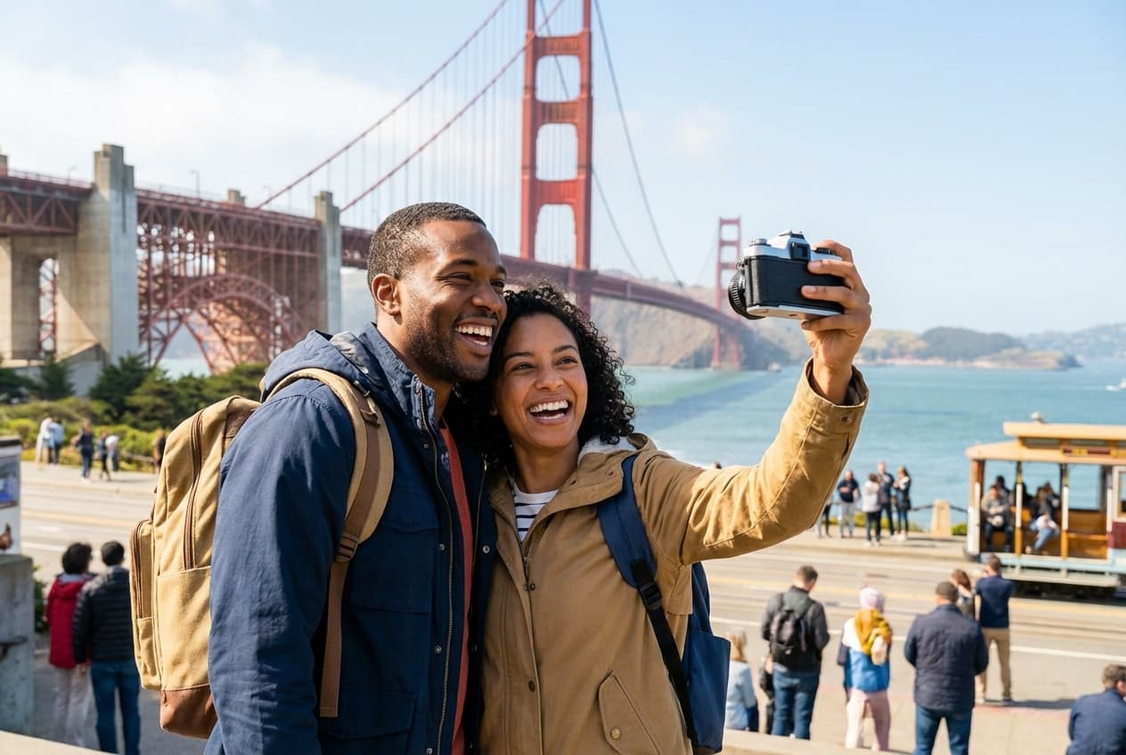 A Romantic Autumn Day in San Francisco — Golden Gate to Bay Lights A Romantic Autumn Day in San Francisco — Golden Gate to Bay Lights