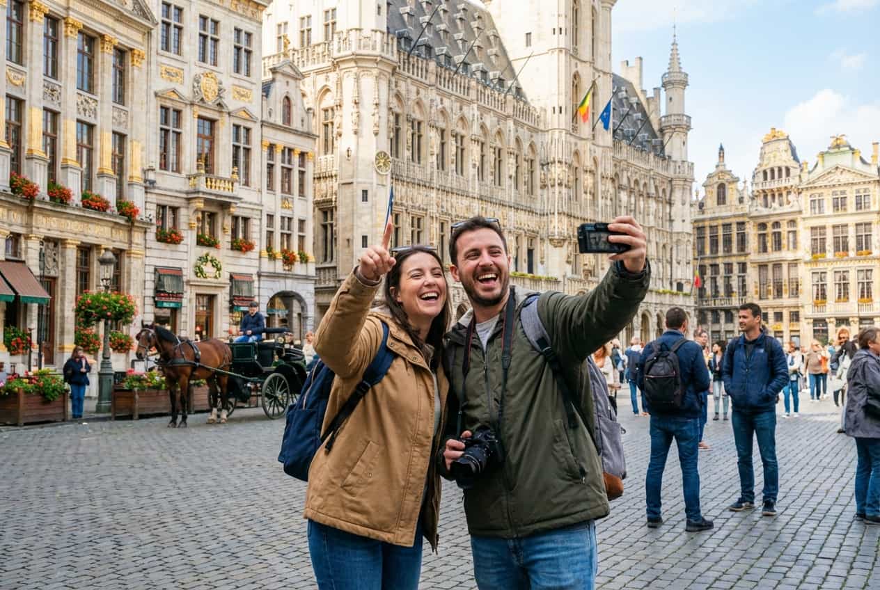 A Romantic Day in Brussels — Sablon, Mont des Arts & Candlelit Dinner A Romantic Day in Brussels — Sablon, Mont des Arts & Candlelit Dinner