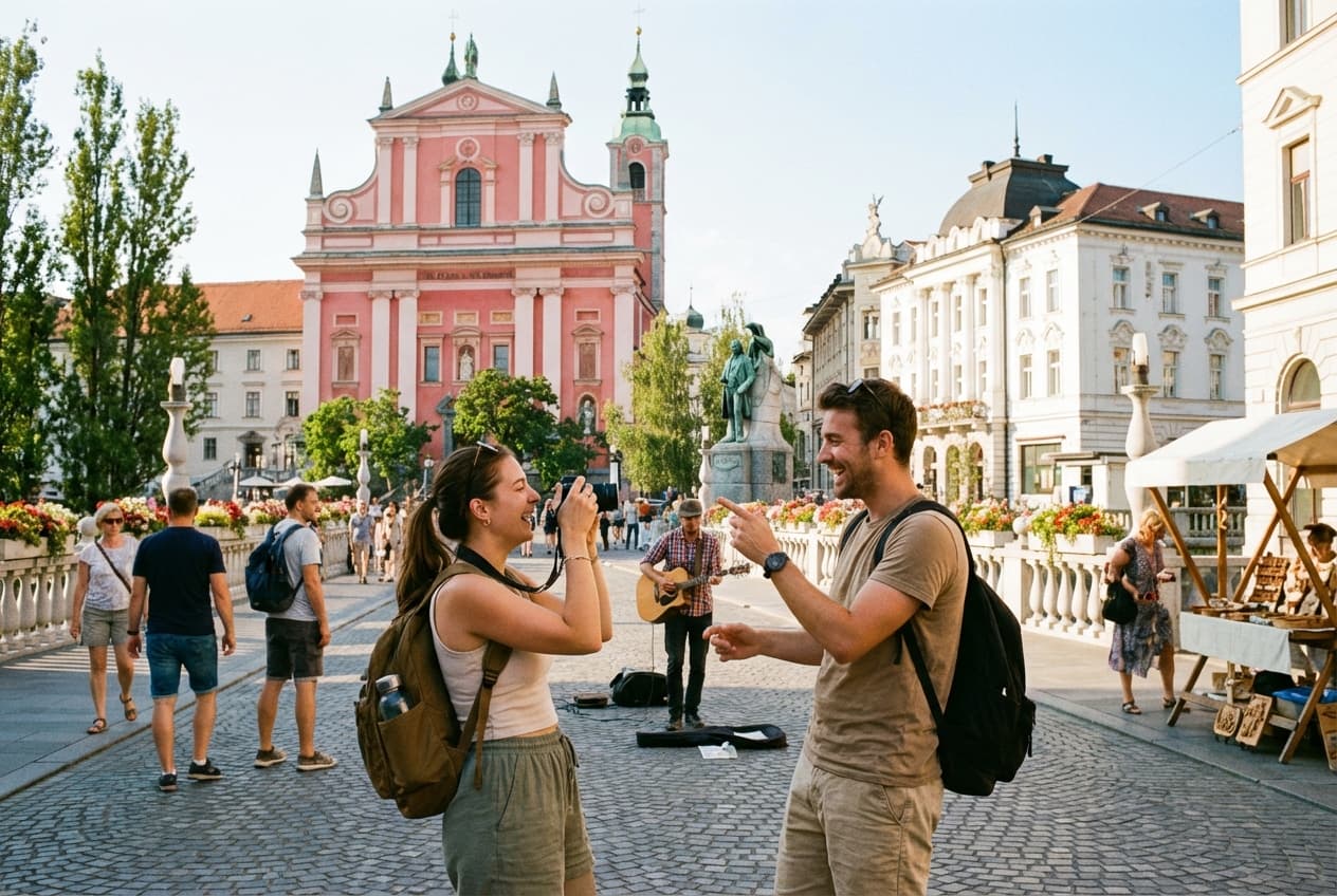 A Romantic Day in Ljubljana — Castle Sunset & Candlelit Dinner A Romantic Day in Ljubljana — Castle Sunset & Candlelit Dinner