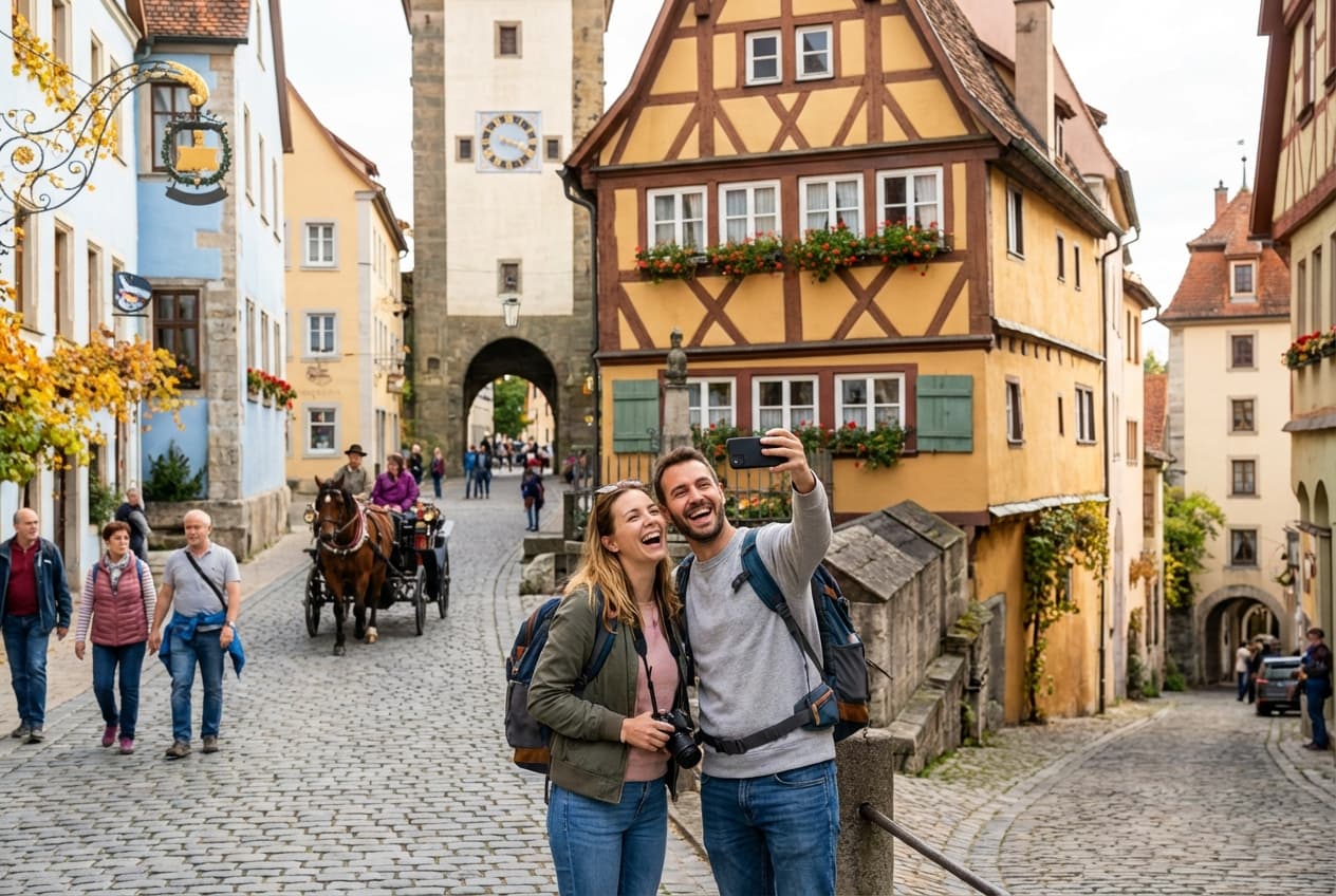 A Romantic Day in Rothenburg ob der Tauber — Walls, Wine & Golden Hour A Romantic Day in Rothenburg ob der Tauber — Walls, Wine & Golden Hour