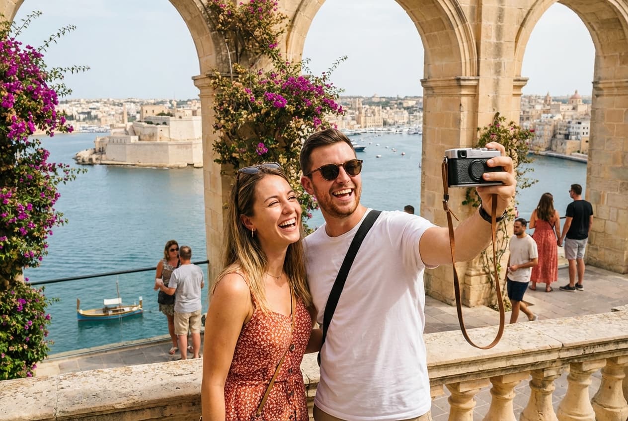 A Romantic Day in Valletta — Golden-hour Harbour & Intimate Evenings A Romantic Day in Valletta — Golden-hour Harbour & Intimate Evenings