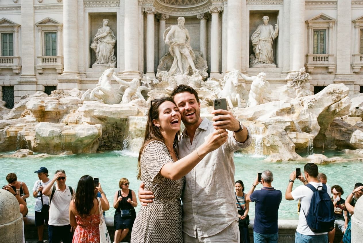 A Romantic Spring Day in Rome — Intimate Sights, Rooftop Sunset & Trastevere Dinner A Romantic Spring Day in Rome — Intimate Sights, Rooftop Sunset & Trastevere Dinner