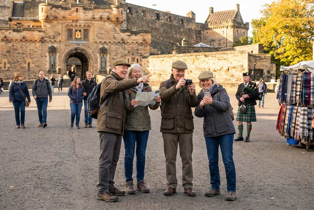 Accessible Edinburgh in a Day — Views, Cozy Cafés & a Winter Sunset Accessible Edinburgh in a Day — Views, Cozy Cafés & a Winter Sunset