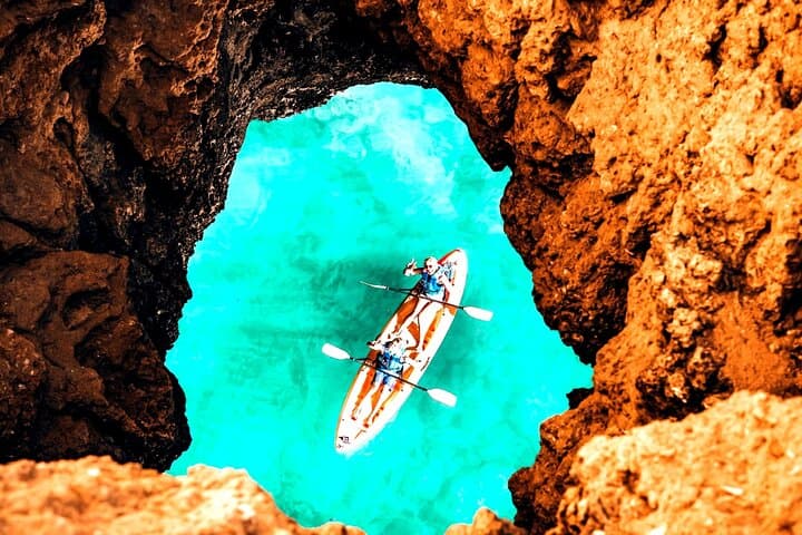 Albufeira Kayak Cave Tour – Hidden Beaches & Cliffs (Friends) Albufeira Kayak Cave Tour – Hidden Beaches & Cliffs (Friends)