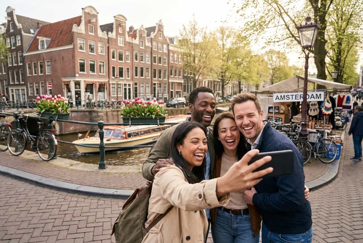 Amsterdam One-Day Friends' Blitz — Bikes, Bites & Beats Amsterdam One-Day Friends' Blitz — Bikes, Bites & Beats