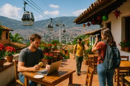 Andean Work/Life Flow in Medellín: Terraces, Cables & Arepa Breaks