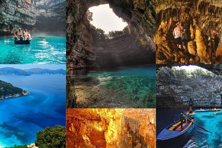 Argostoli Shorex: Melissani & Drogarati Caves with Myrtos Viewpoint + Local Wine Tasting Argostoli Shorex: Melissani & Drogarati Caves with Myrtos Viewpoint + Local Wine Tasting