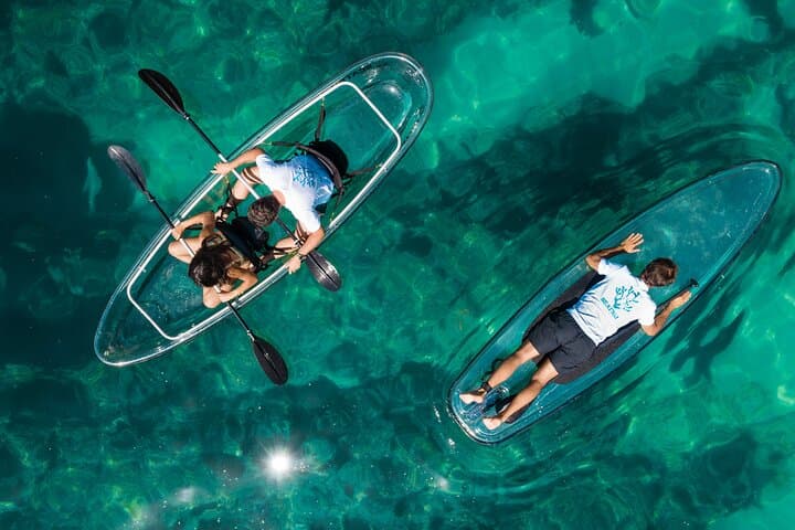 Arrábida: Guided Transparent Kayaking — Romantic Afternoon for Two Arrábida: Guided Transparent Kayaking — Romantic Afternoon for Two