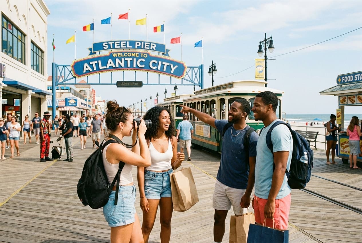 Atlantic City in Summer — Friends' Fun & Vibrant 3-Day Weekend Atlantic City in Summer — Friends' Fun & Vibrant 3-Day Weekend