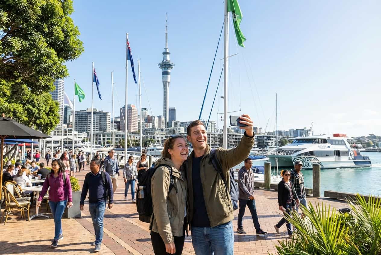 Auckland in 2 Days - Sunset from Takarunga / Mount Victoria (Devonport) Auckland in 2 Days - Sunset from Takarunga / Mount Victoria (Devonport)