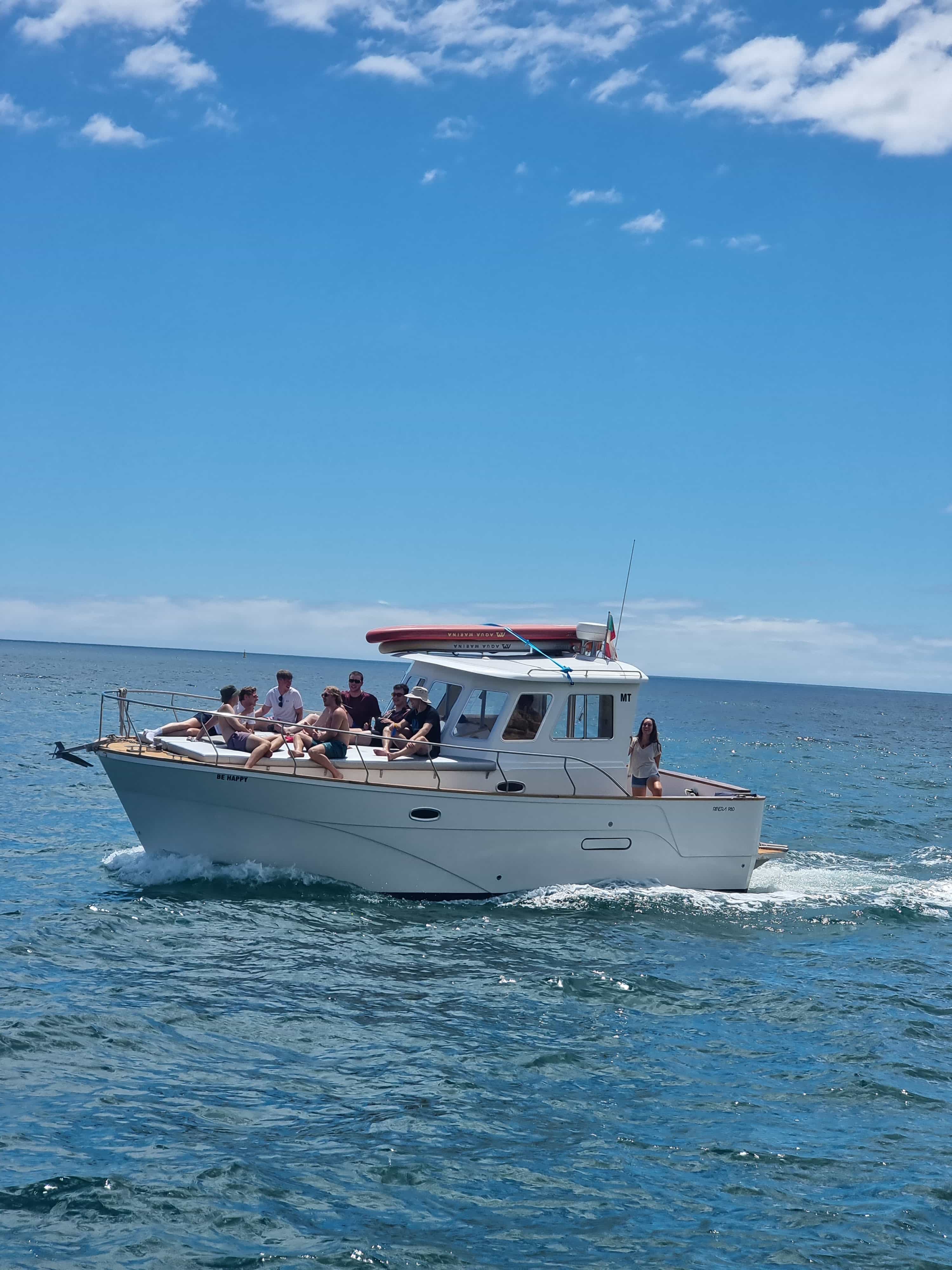 BE HAPPY – Private Boat Tour - Half Day (3:30) BE HAPPY – Private Boat Tour - Half Day (3:30)
