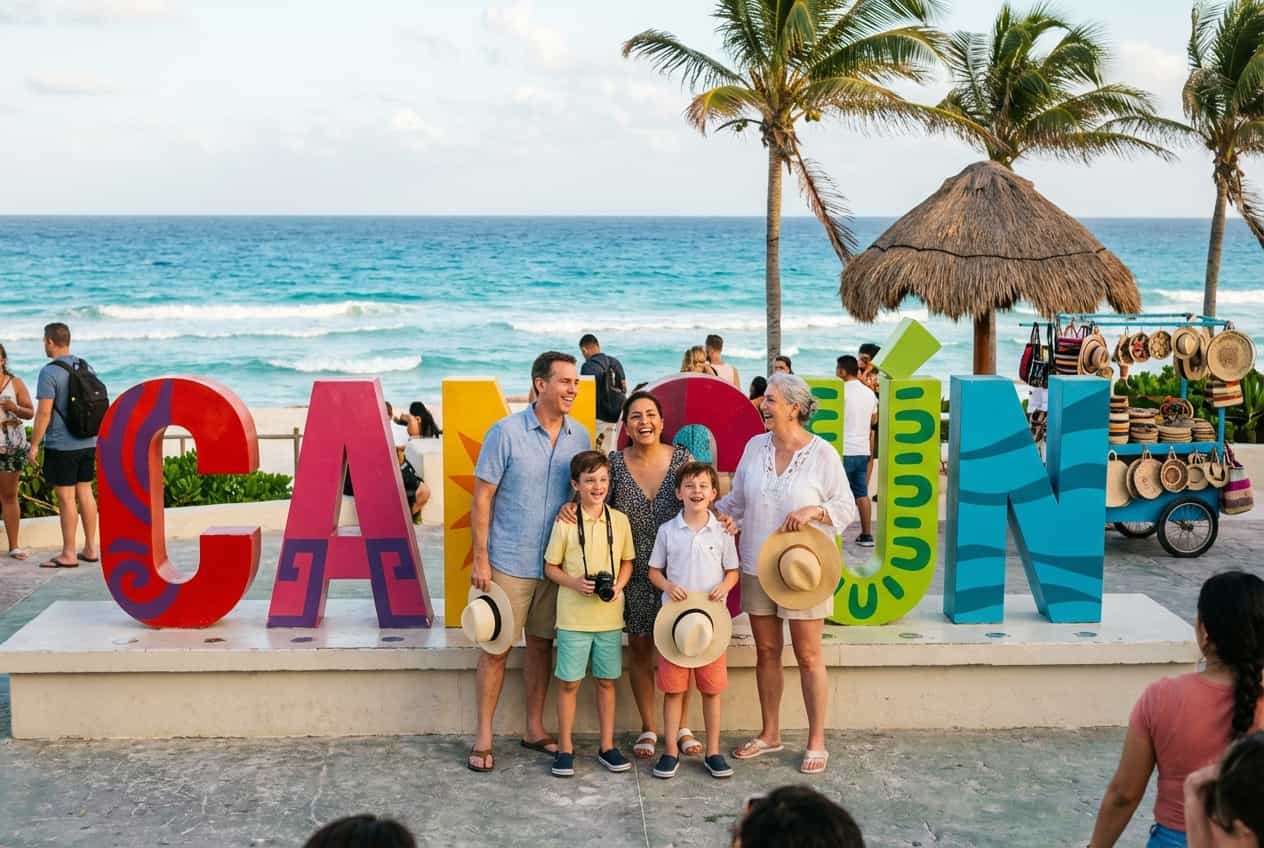 Cancún in 1 Days - Gentle morning swim at a lifeguarded family beach Cancún in 1 Days - Gentle morning swim at a lifeguarded family beach