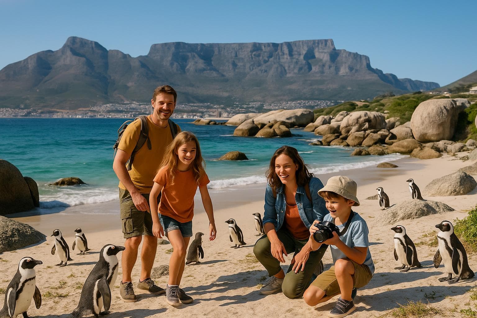 Cape Town Family Soft Adventure: Table Mountain to Penguins