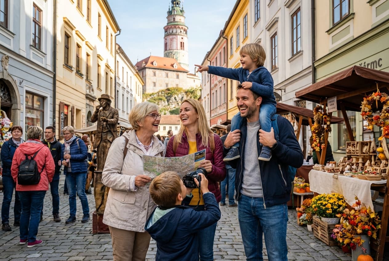 Český Krumlov — 3-day family-friendly plan Český Krumlov — 3-day family-friendly plan