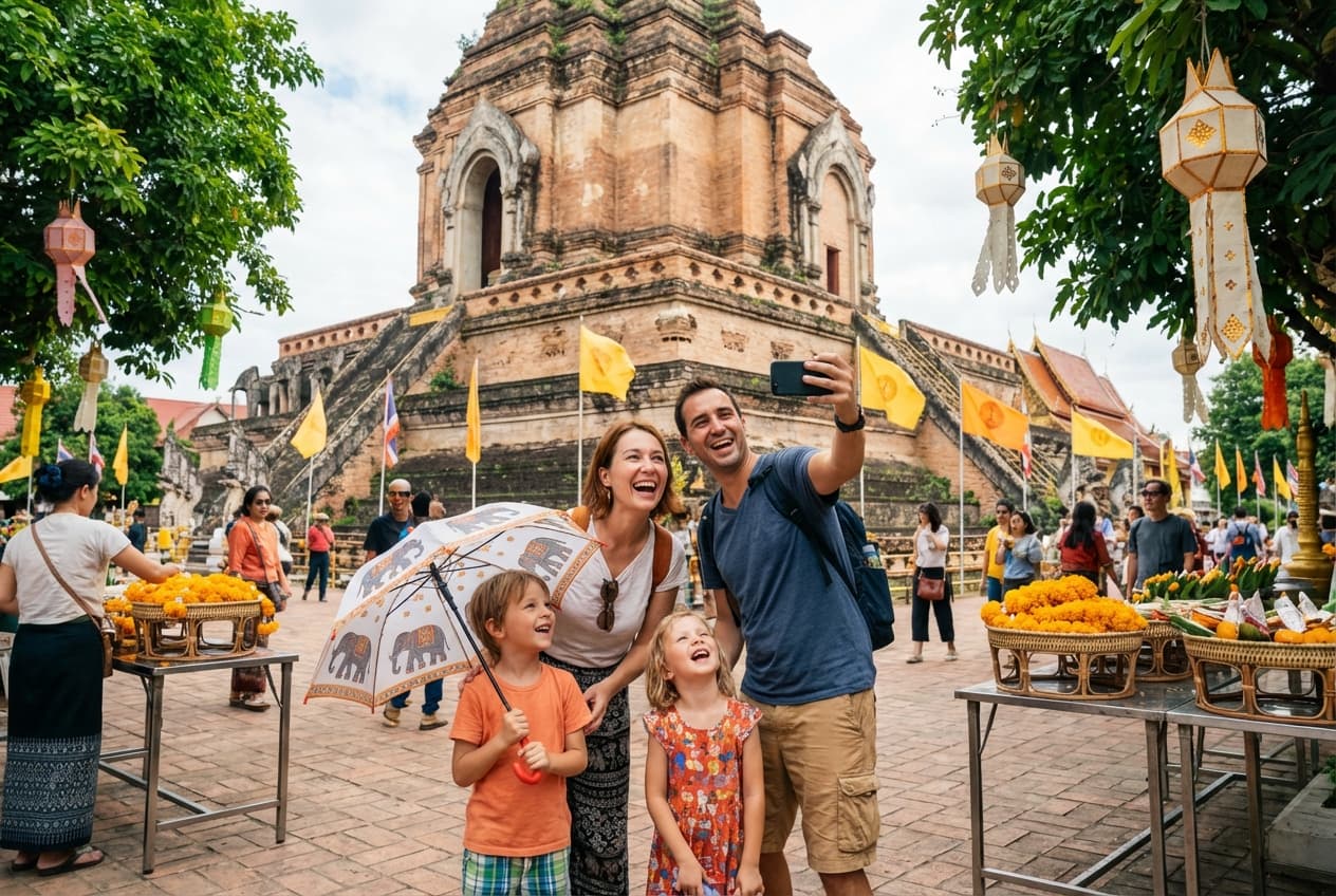 Chiang Mai — 2-day family-friendly visit (December, cool season) Chiang Mai — 2-day family-friendly visit (December, cool season)