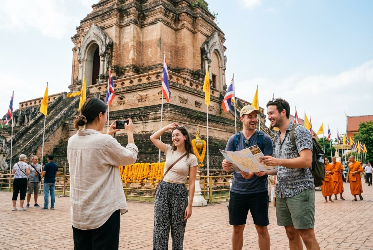Chiang Mai with Friends — 3-Day Fun & Vibrant Adventure Chiang Mai with Friends — 3-Day Fun & Vibrant Adventure