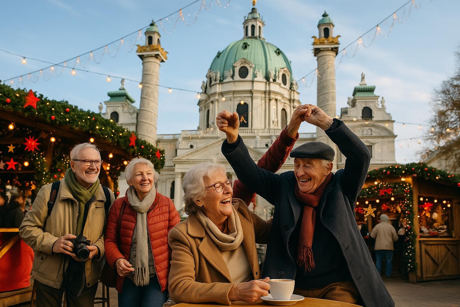 Coffeehouse Waltz & Christmas Markets — Vienna, 3 Days (Gentle, Elegant)