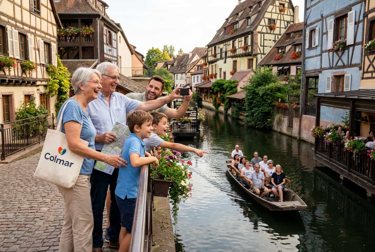 Colmar in 2 Days - Petite Venise (Little Venice) canals and stroller-friendly riverside walk Colmar in 2 Days - Petite Venise (Little Venice) canals and stroller-friendly riverside walk