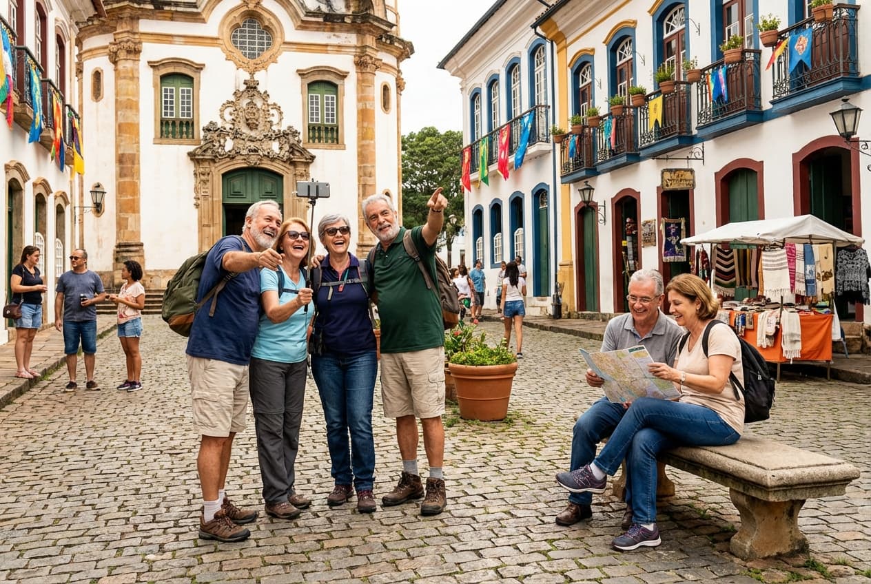 Ouro Preto in 1 Day for Seniors - Praça Tiradentes orientation and easy-moving morning Ouro Preto in 1 Day for Seniors - Praça Tiradentes orientation and easy-moving morning