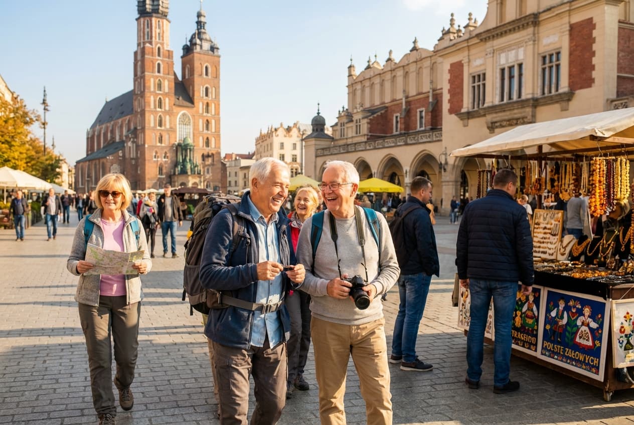 Comfortable 1‑Day Kraków for Seniors — Spring (May) Comfortable 1‑Day Kraków for Seniors — Spring (May)