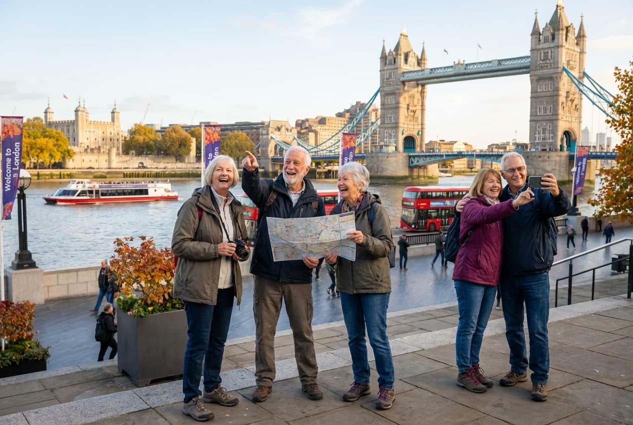Comfortable 1‑Day London for Seniors — Spring (May) Comfortable 1‑Day London for Seniors — Spring (May)
