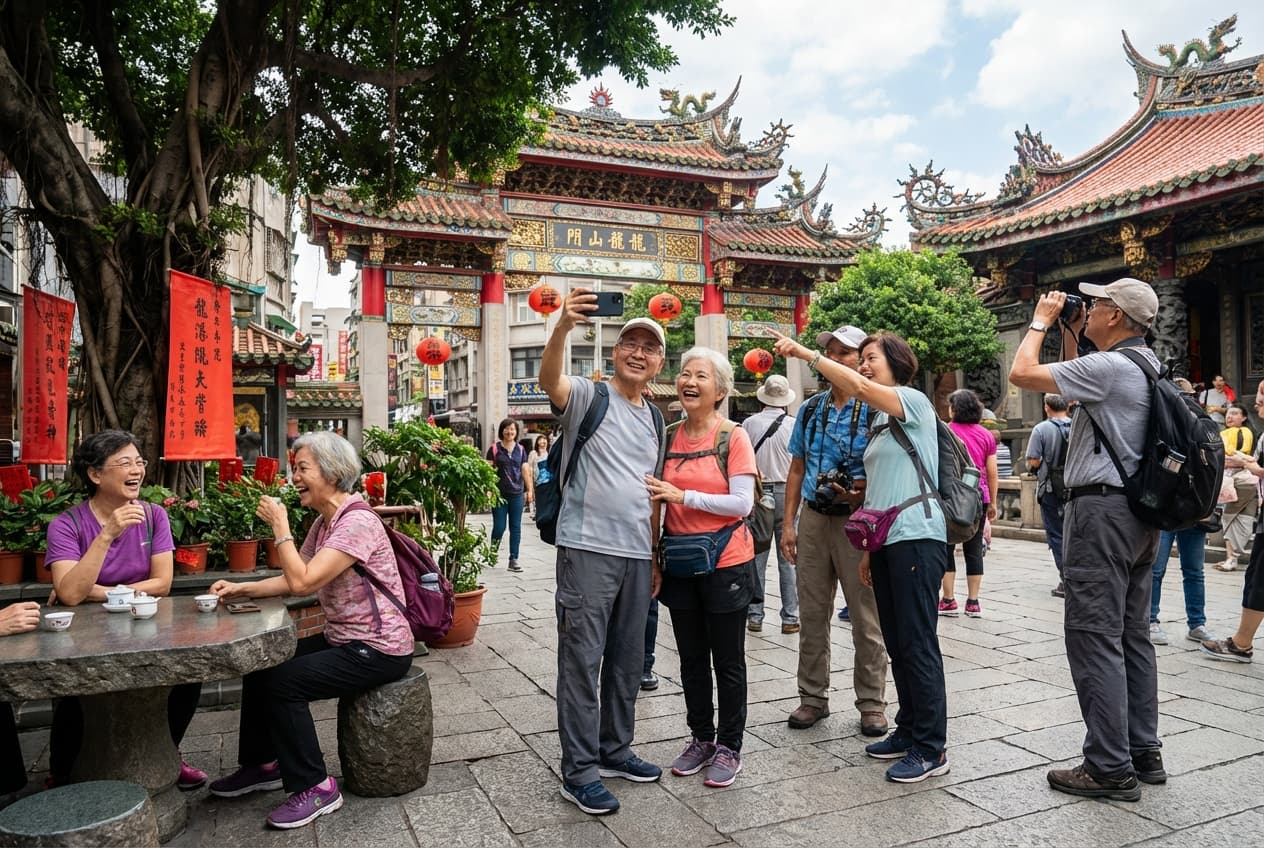 Comfortable 1‑Day Taipei — Gentle Autumn Sightseeing for Seniors Comfortable 1‑Day Taipei — Gentle Autumn Sightseeing for Seniors