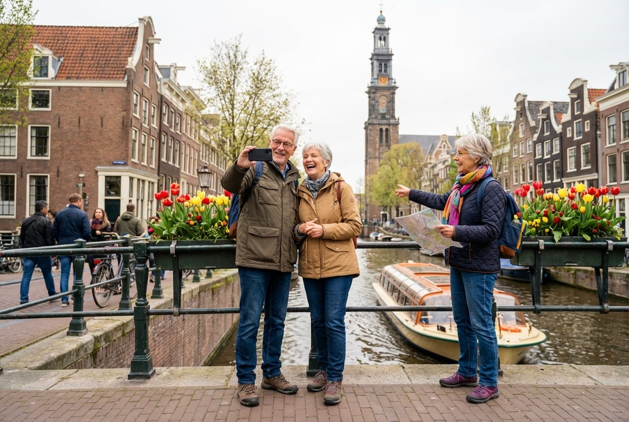 Comfortable 2-day Amsterdam for Seniors (May — Spring) Comfortable 2-day Amsterdam for Seniors (May — Spring)