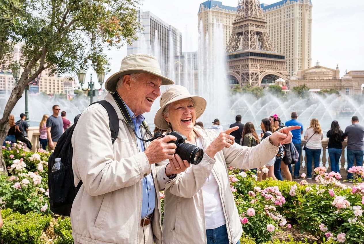 Comfortable 2-Day Las Vegas for Seniors (Spring) Comfortable 2-Day Las Vegas for Seniors (Spring)