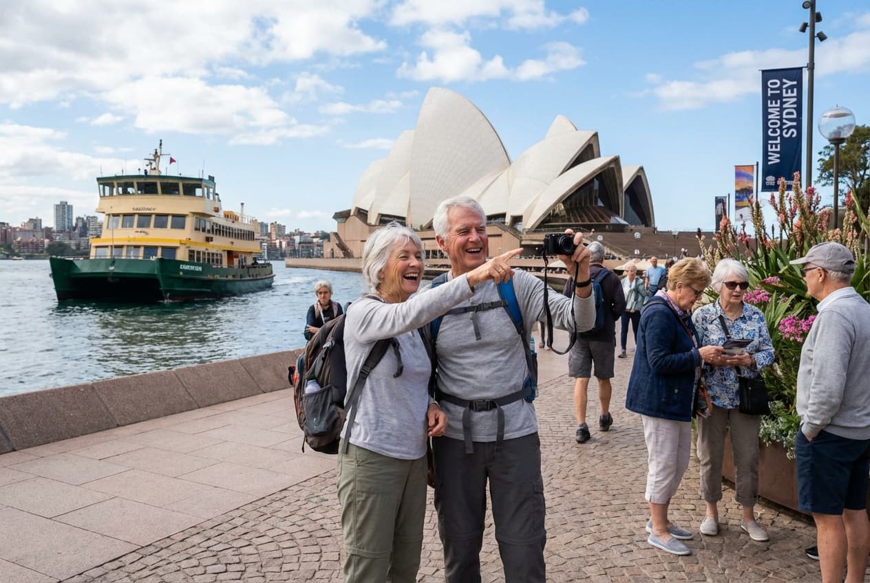 Comfortable 2-Day Sydney Tour for Seniors (Autumn, May) Comfortable 2-Day Sydney Tour for Seniors (Autumn, May)