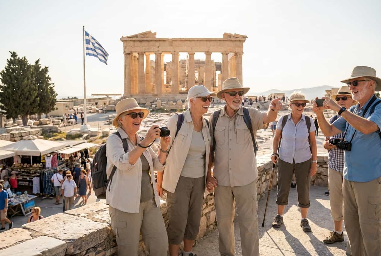 Comfortable, senior-friendly day in Athens (Spring) Comfortable, senior-friendly day in Athens (Spring)