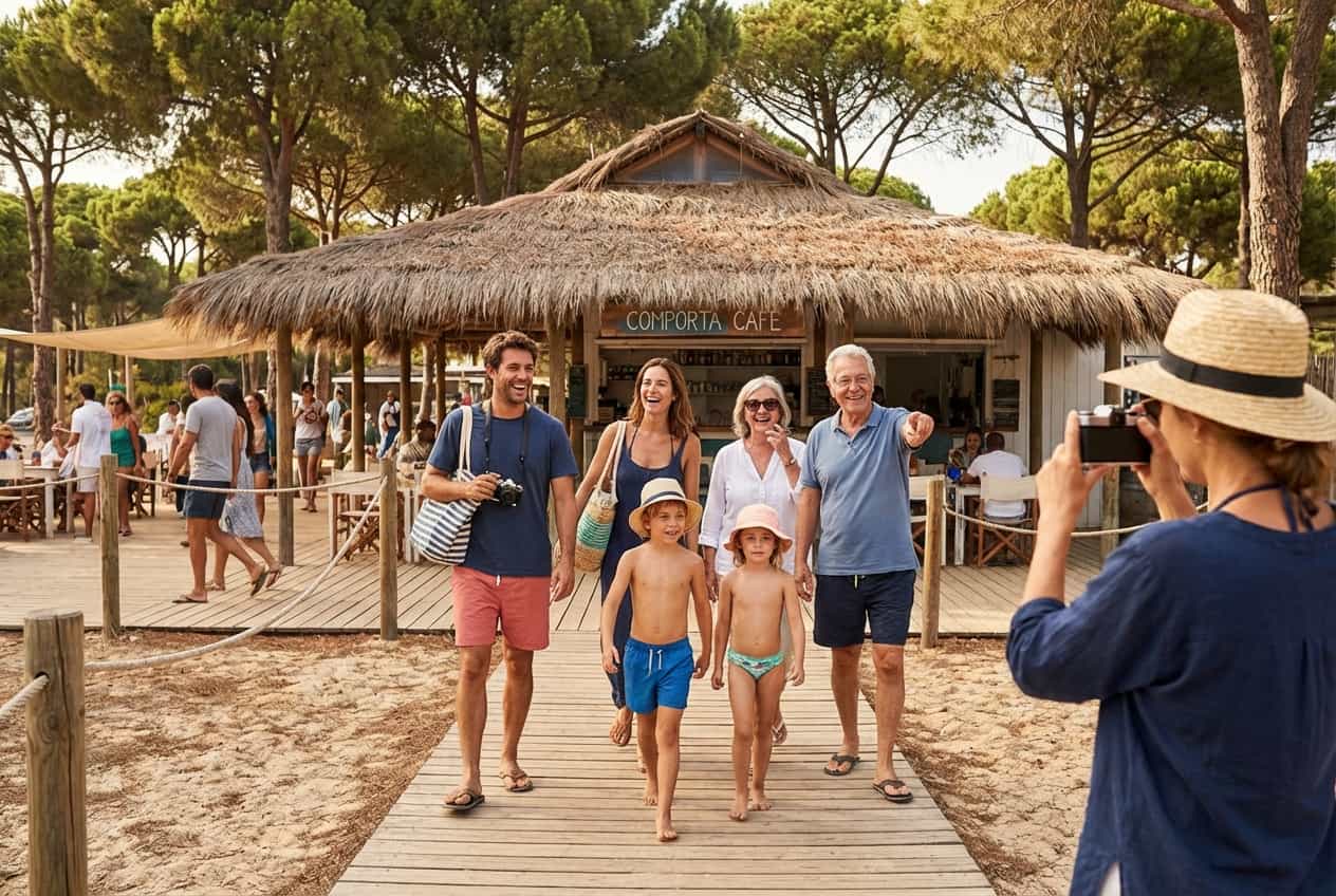 Comporta in 2 Days - Praia da Comporta (wide, sandy beach with shallow water) Comporta in 2 Days - Praia da Comporta (wide, sandy beach with shallow water)