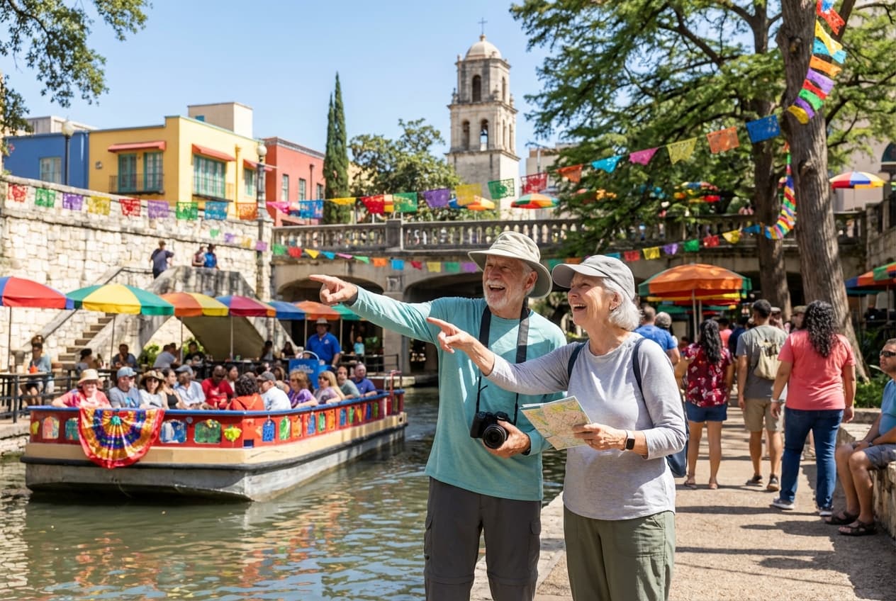 Easy-paced, Senior-friendly Day in San Antonio (Autumn) Easy-paced, Senior-friendly Day in San Antonio (Autumn)