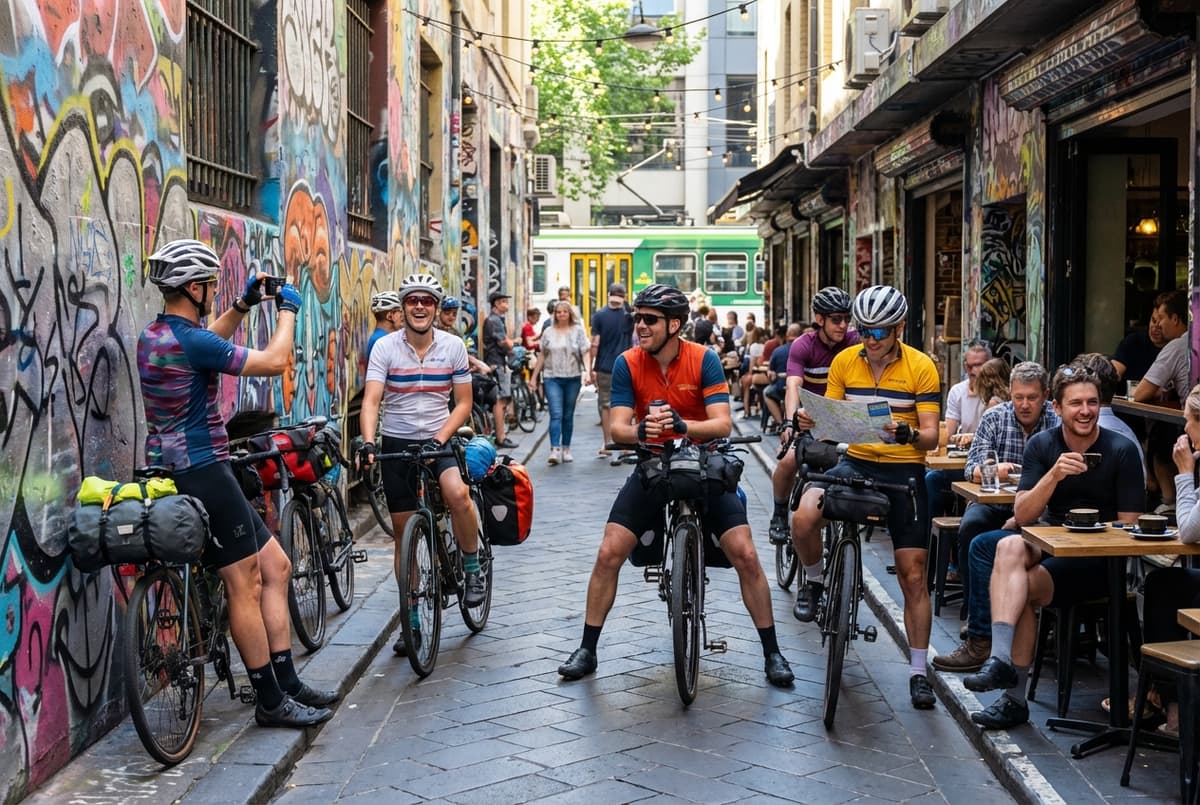 Espresso Lanes to Bayside Loops: Urban Cycling Culture — Melbourne (3 days) Cover Image