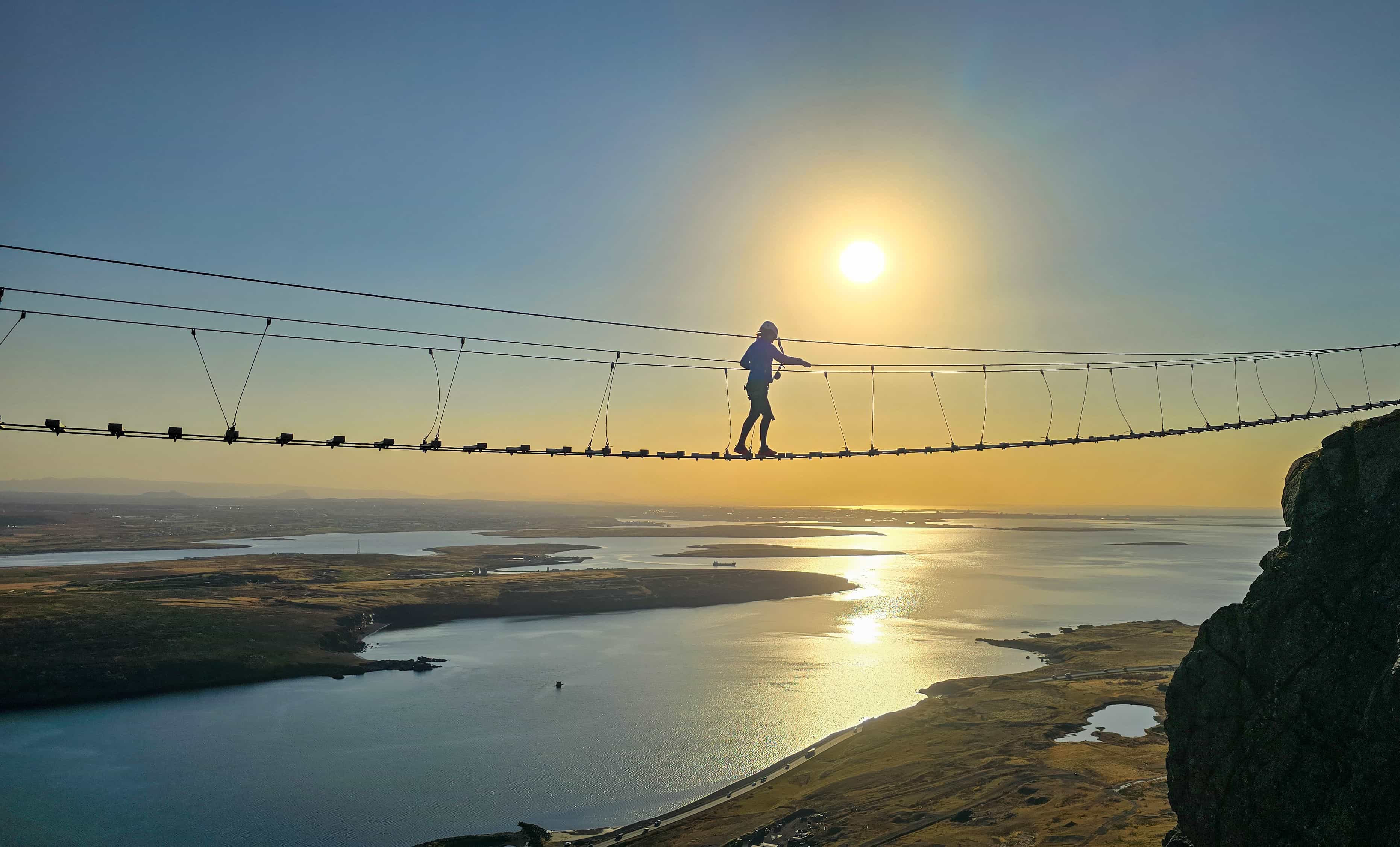 Fálkaklettur Via Ferrata close to Reykjavik Fálkaklettur Via Ferrata close to Reykjavik
