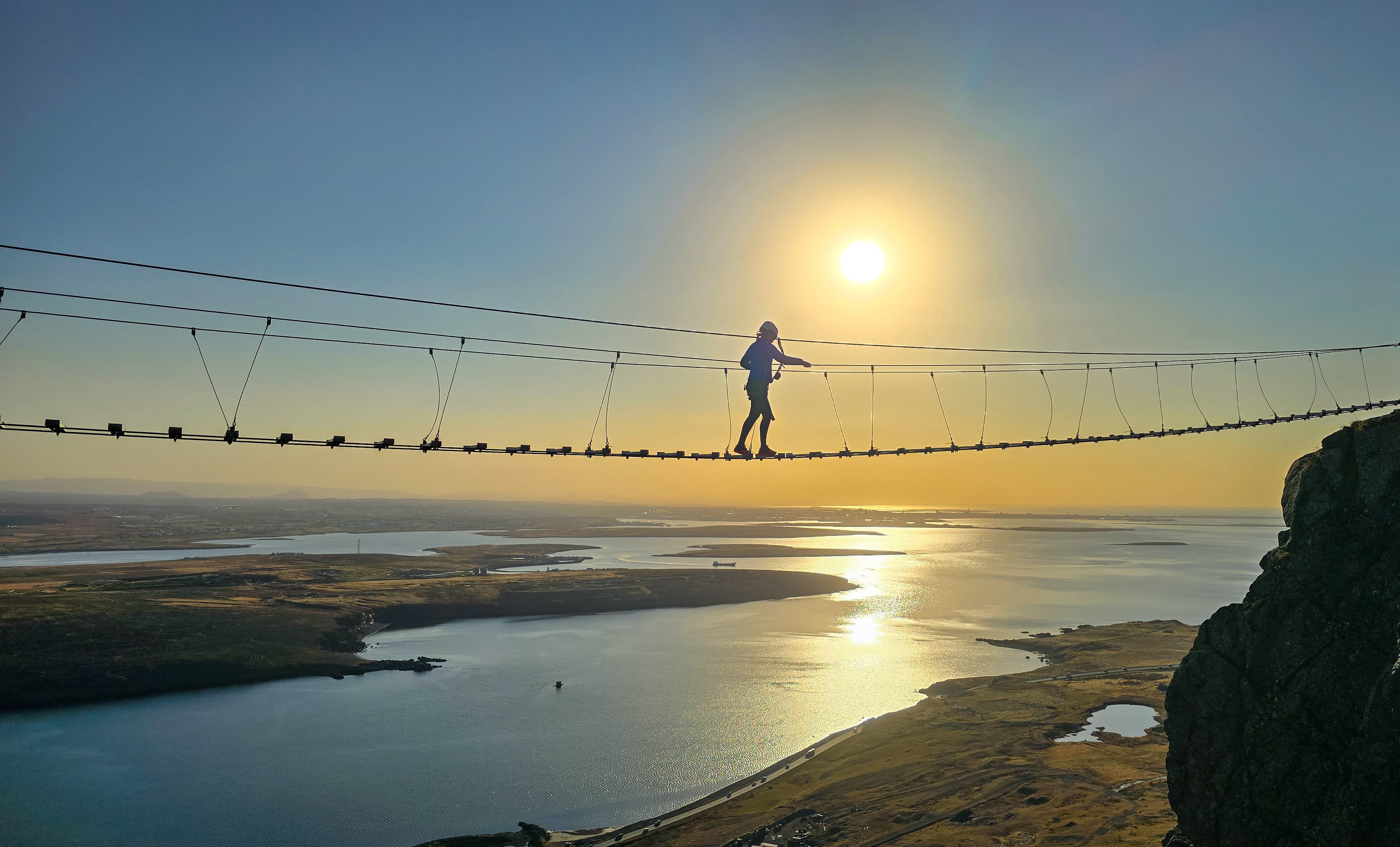 Fálkaklettur Via Ferrata close to Reykjavik Fálkaklettur Via Ferrata close to Reykjavik