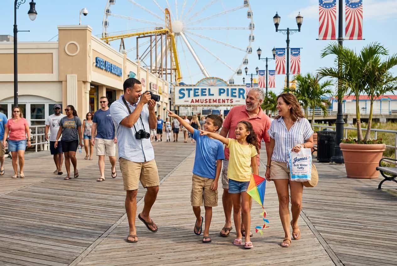 Atlantic City in 1 Days - Stroller-friendly Boardwalk stroll with playground stops Atlantic City in 1 Days - Stroller-friendly Boardwalk stroll with playground stops