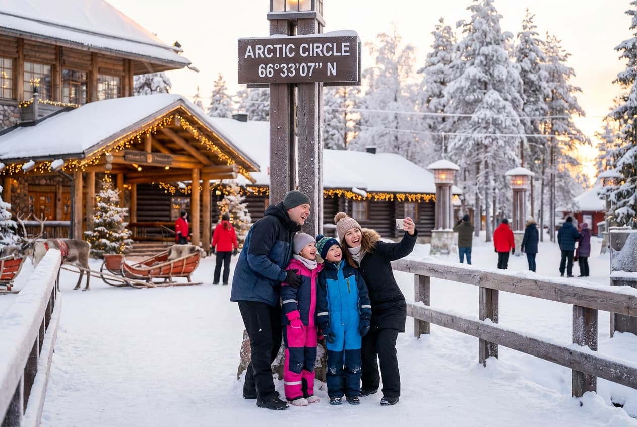 Family-friendly 1-day Lapland (Rovaniemi) winter itinerary Family-friendly 1-day Lapland (Rovaniemi) winter itinerary