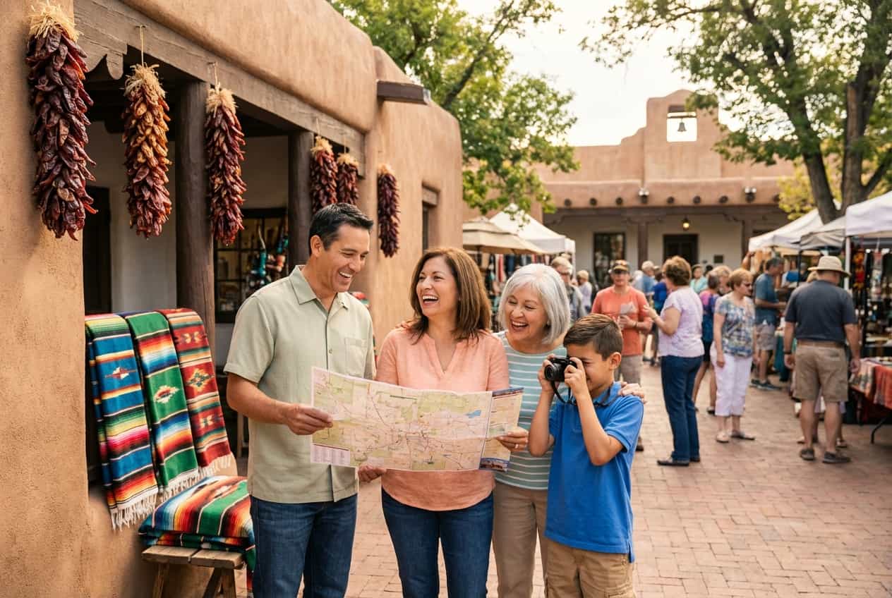Santa Fe in 2 Days - Stroll the historic Santa Fe Plaza Santa Fe in 2 Days - Stroll the historic Santa Fe Plaza