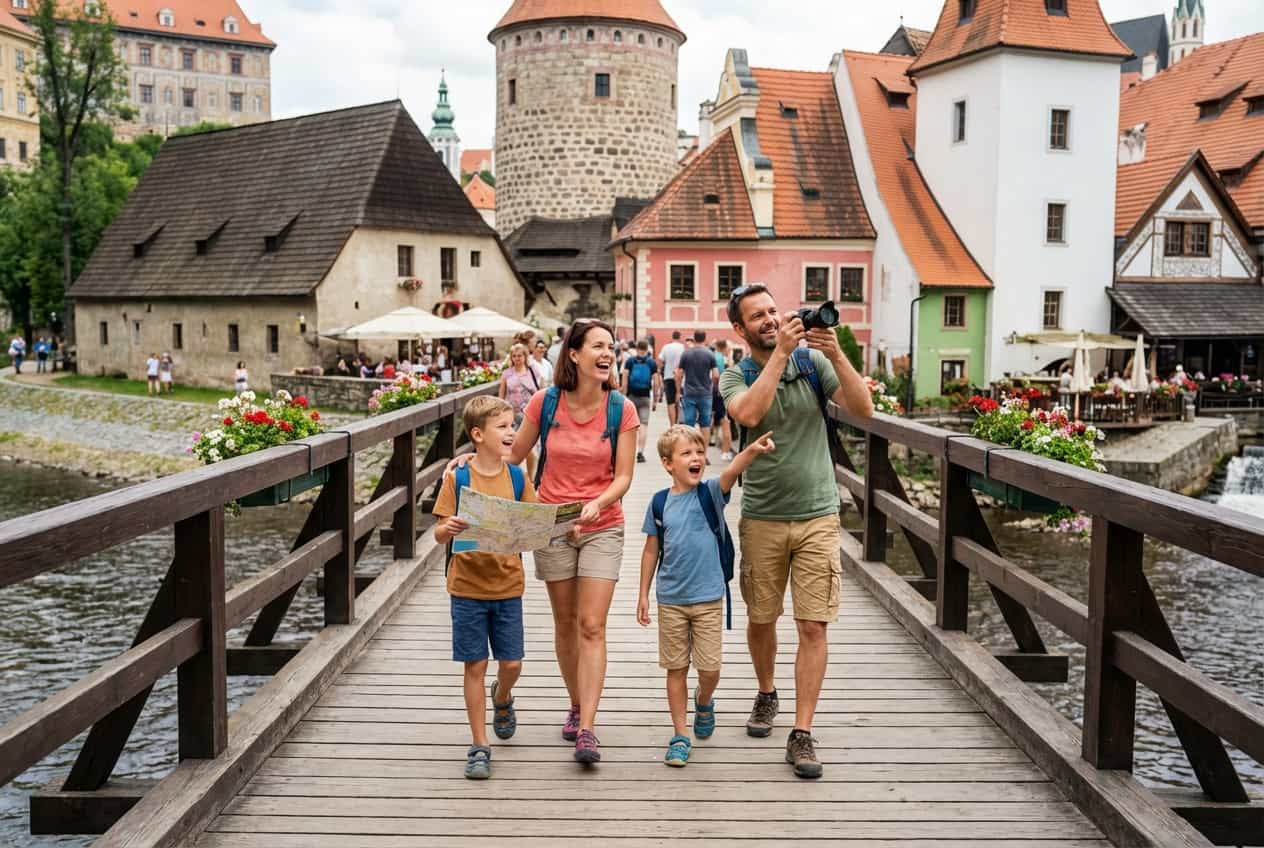 Český Krumlov in 2 Days - Explore the castle and climb the Castle Tower (short climbs, great views) Český Krumlov in 2 Days - Explore the castle and climb the Castle Tower (short climbs, great views)