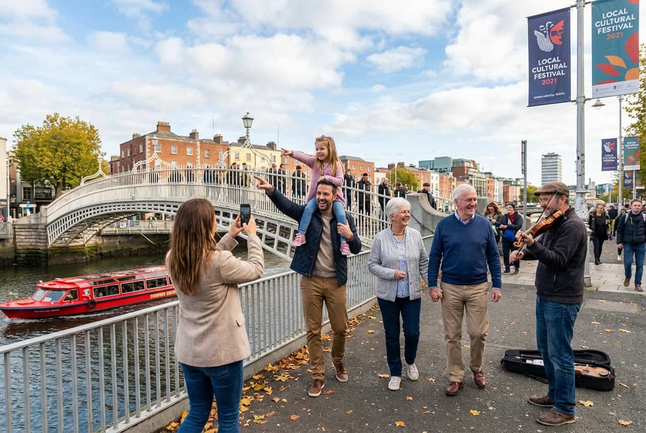 Family-Friendly Dublin in a Day — Views, Cozy Cafés & A Winter Sunset Family-Friendly Dublin in a Day — Views, Cozy Cafés & A Winter Sunset