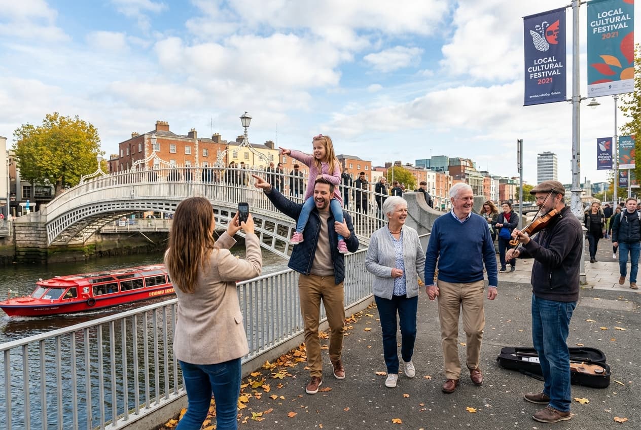 Family-Friendly Dublin in a Day — Views, Cozy Cafés & A Winter Sunset Family-Friendly Dublin in a Day — Views, Cozy Cafés & A Winter Sunset