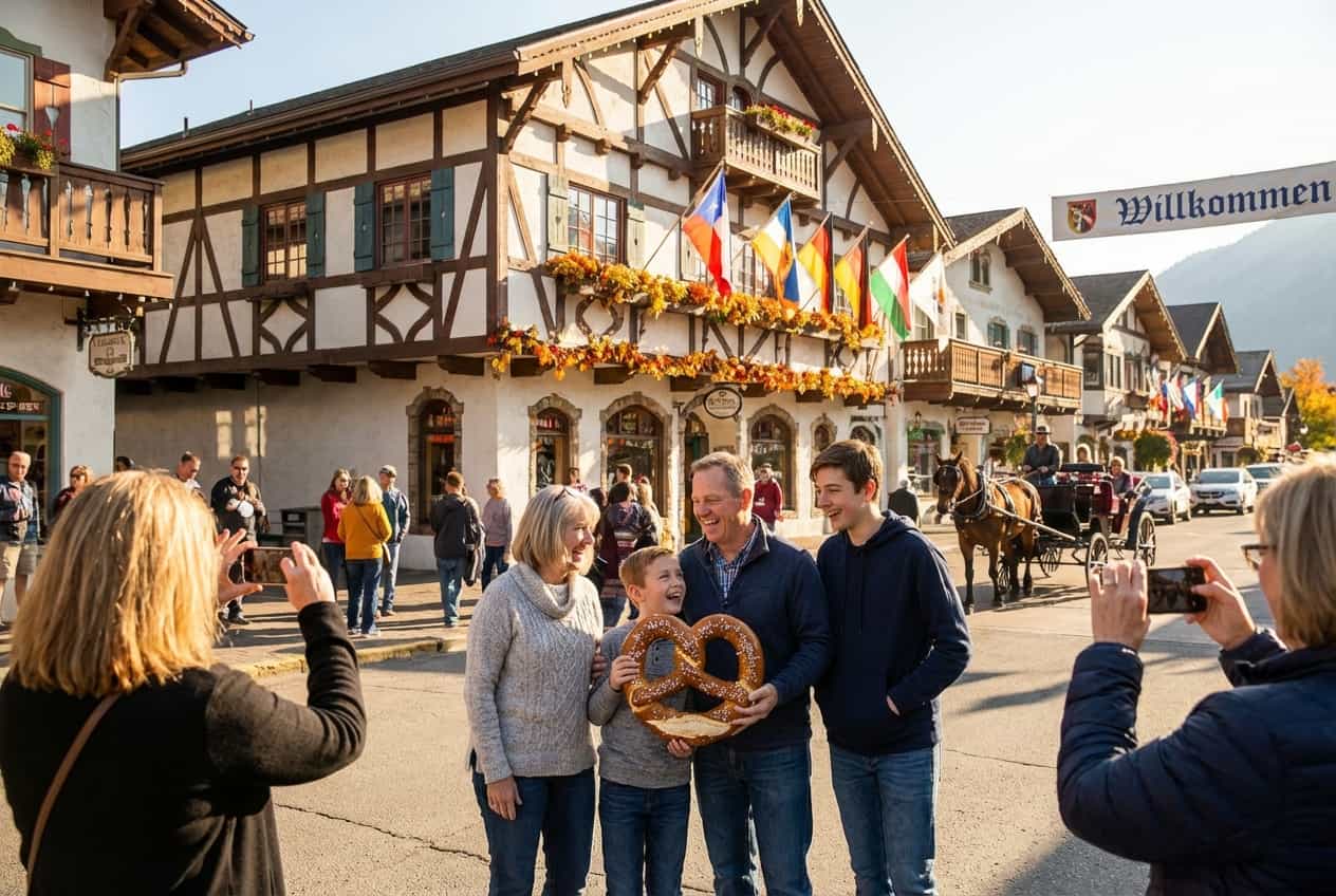 Leavenworth in 1 Days - Playtime and picnic at the riverfront (stroller-friendly paths) Leavenworth in 1 Days - Playtime and picnic at the riverfront (stroller-friendly paths)