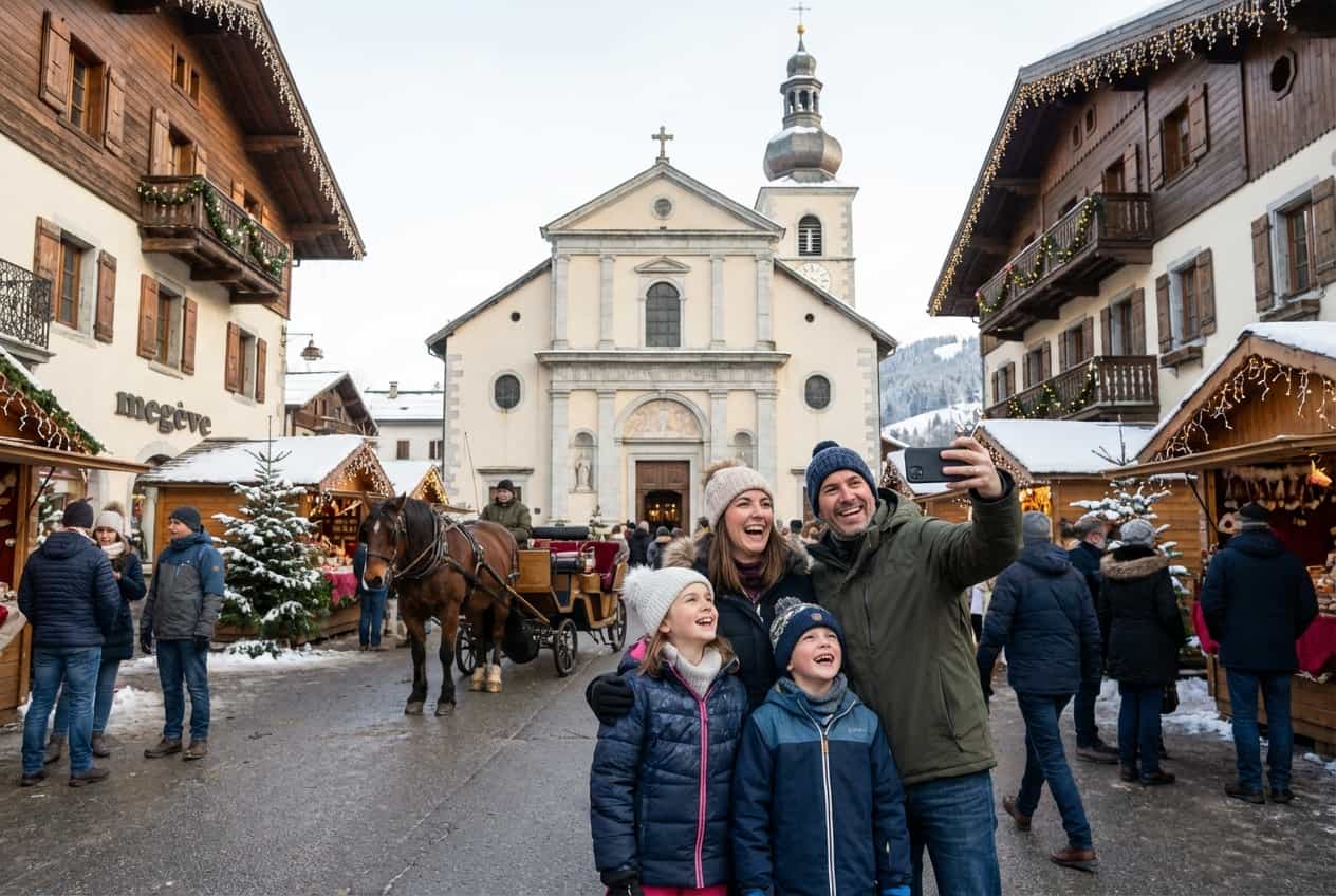 Family-friendly Winter Day in Megève Family-friendly Winter Day in Megève