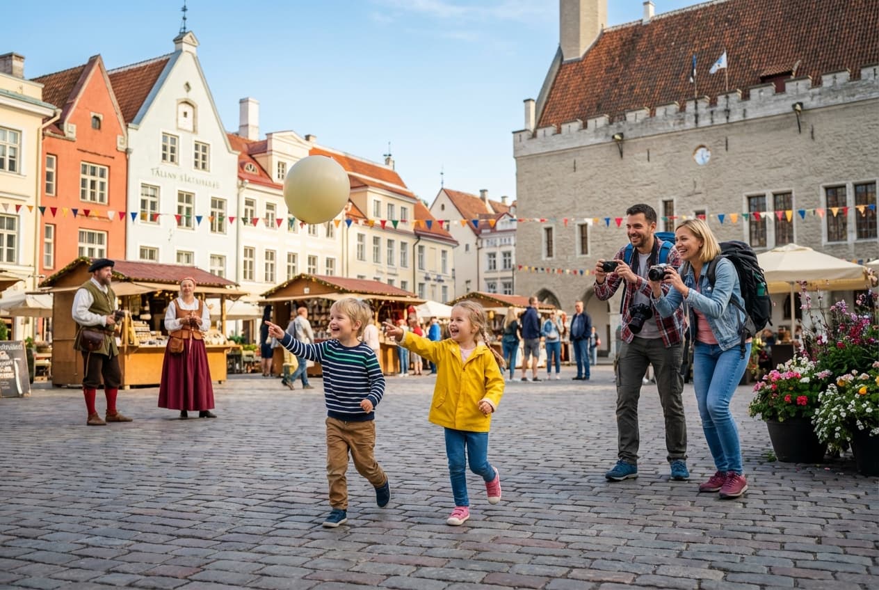 Family-friendly winter day in Tallinn — viewpoints, cozy cafés & sunset Family-friendly winter day in Tallinn — viewpoints, cozy cafés & sunset